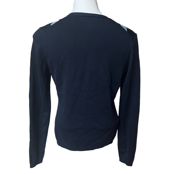 Brooks Brothers Button Down Multi Color Argyle Cardigan Sweater, Sz S - Picture 4 of 11